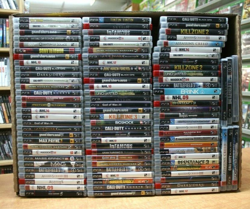 Huge Lot of 96 Sony Playstation 3 Games  Tested & Working Fast Shipping