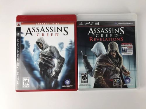 Assassins Creed PS3 Lot Of 2 Games Revelations & Greatest Hits PlayStation 3