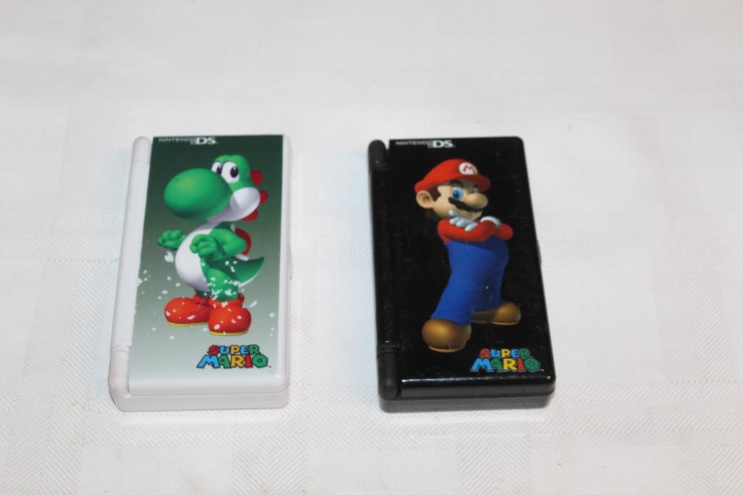 Nintendo DS Game Cartridges Lot of 11 w/Storage Cases (2) Super Mario Bros.