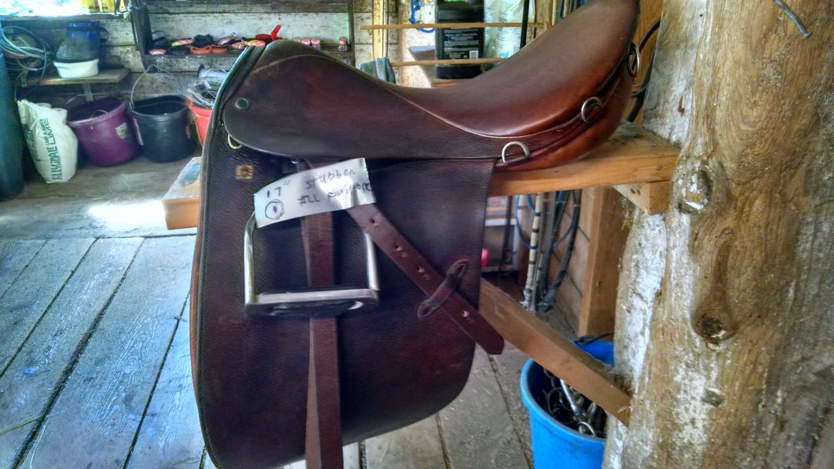 stubben english saddle for sale