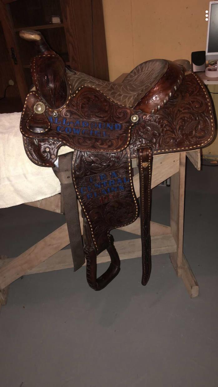14 inch longhorn western saddle