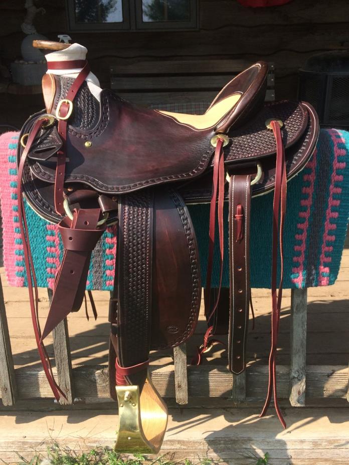 Custom wade saddle Marty Kosel maker