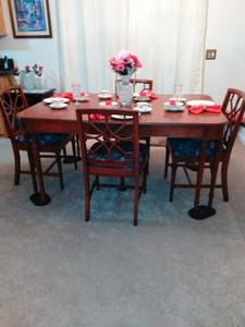 Antique Dinning table and chairs