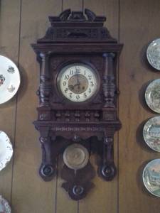 1800's German wall clock (newport)