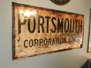 Looking to buy* Portsmouth signs collectibles
