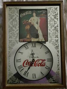 Vintage Coca Cola Wall Clock (El paso)