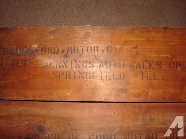 Antique Motel T Ford Parts Crate