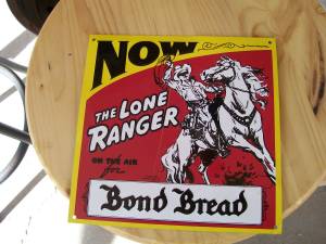 THE LONE RANGER bread sign (79936)