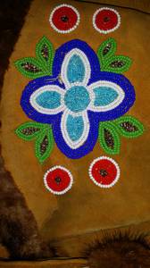Native beaded mittens-collectable