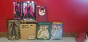 39 in the box barbies (Franklin furnace)