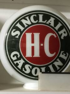 Sinclair HC Porcelain Glass Gas Globe (Pamplico)