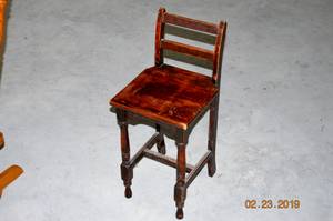 End Table and Childs Chair (Elberton, Ga)