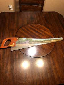 1979 Antique Painted Saw (Moore, OK)