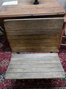 19th Century Antique Folding School Bench (New Hope, PA)