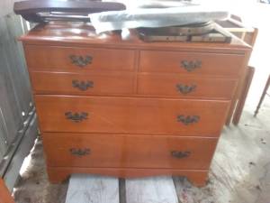 Ethan Allen Baumritter bed set 40s red maple 6 piece set (Valdosta Georgia)