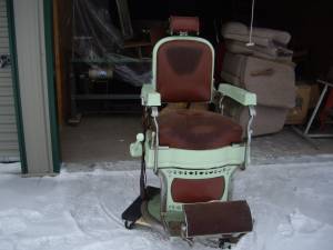 Koken antique barber chair (Cable)