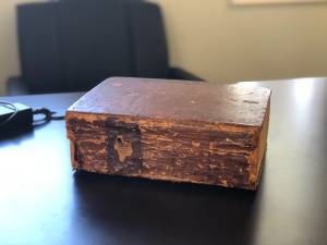 1857 Dr. Martin Luther book in German (Oak grove)