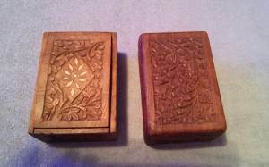 Beautiful Carved Wood Boxes (West Bend)