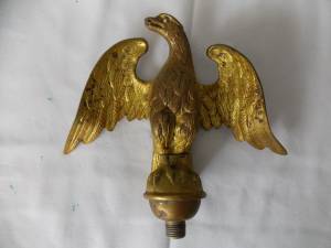 Brass Eagle Flag Pole Topper (Muskego)