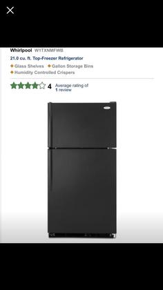Whirpool top mount refrigerator