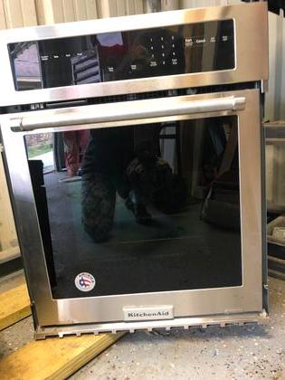 KitchenAid 24- Wall Oven Single Convection Stainless Stell