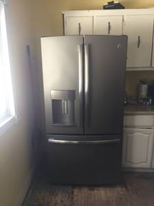 GE Slate French-Door Refrigerator and GE Slate Gas Convection Range (Mora, Mn)