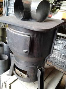 Wood Burning Czech Army Cast Iron Stove (chico)