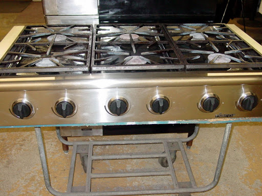 Dacor 6 burner cook top lp gas