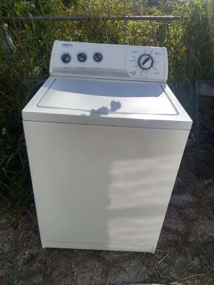 Whirlpool top load washer.