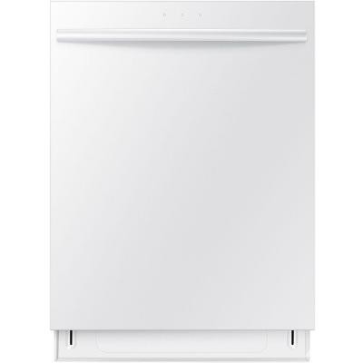 Samsung 24 in. Top Control Dishwasher in White with Stainless St