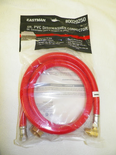 EASTMAN 5-ft 800-PSI PVC Dishwasher Connector Hose with Ends