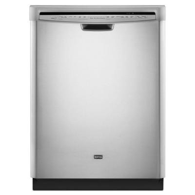 Maytag JetClean Plus Front Control Dishwasher in Monochromatic Stainless Steel