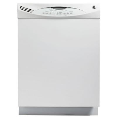 GE Front Control Dishwasher in White