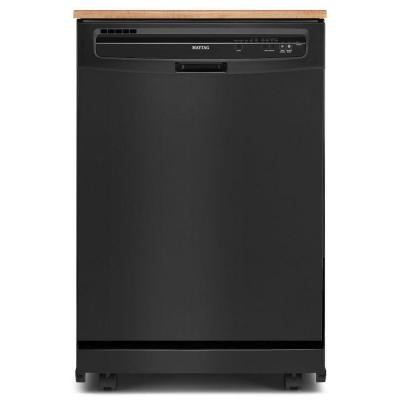 Maytag JetClean Plus Portable Tall Tub Dishwasher in Black with 10 Place