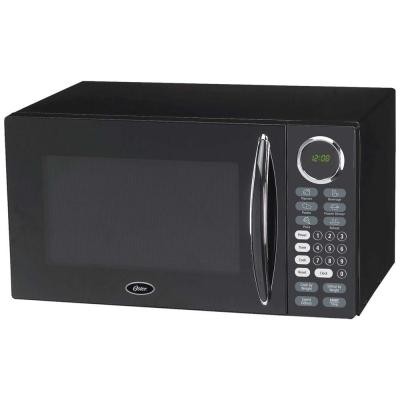 Nostalgia Electrics 0.9 cu. ft. 900 Watt Countertop Microwave in Black
