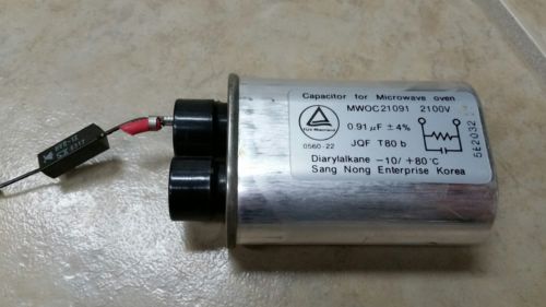 Microwave Capacitor + Diode .91uf MWOC21091 2100V Sang Nong