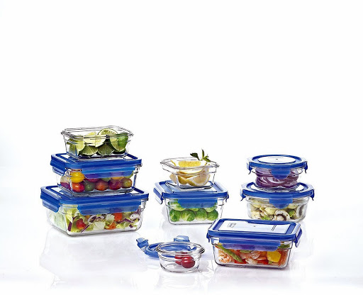 Glasslock Storage Container Set 18pc Oven Microwave Safe
