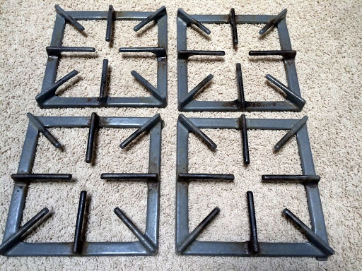 Model 34-306151A Range/Stove/Oven Burner Grate Gray set iof