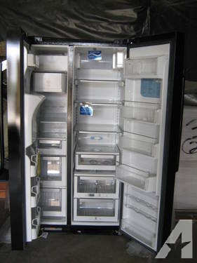 New in Box Electrolux Refrigerator Freezer Custom Cabinet Fit - Black
