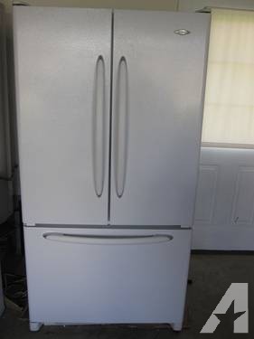 MINT condition Maytag Refrigerator with french door and freezer drawer