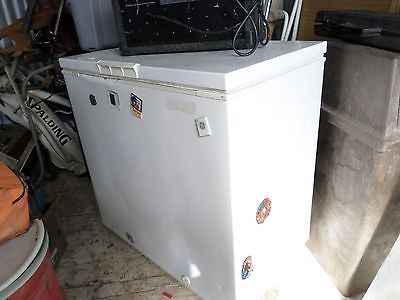 G E Chest Freezer 7 Cu Ft White Large Compact Food Storage