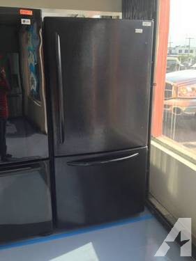 White Kenmore Elite Refrigerator with Bottom Freezer