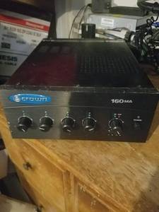 Crown Audio 160MA 4-Channel 60 Watt Commercial Mixer / Amplifier (oklahoma city)