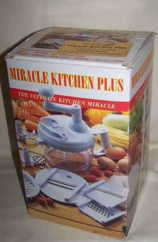 Miracle Kitchen Plus 7 In 1 Function Manual Food Processor