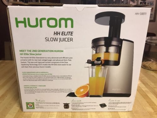 Used Hurom HH Elite Slow Juicer HH-SBB11