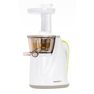 Hurom Slow Juicer Model HU-100W New White with Cookbook