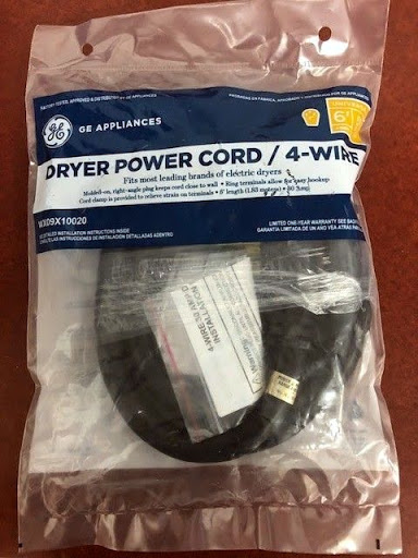 GE Appliances Dryer Power Cord 4 wire Brand NEW