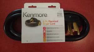 Kenmore 6 Ft. Dryer Cord (Beach & Hodges)