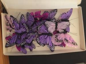Butterflies cake decorations set (Oklahoma City, OK)