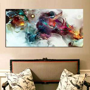 Abstract Modern Framed Wall Art painting Print Canvas Home Decor (Spring Valley)